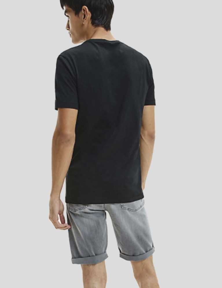 T-shirt CALVIN KLEIN horizontal ck tee black